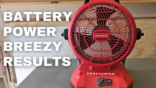 Can a Battery Fan Cool Your Workshop?