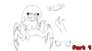Doing corrupted Ameila [Lwp oc] art concepts (my AU version) part 1