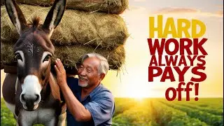 The Hardworking Donkey and His Kind Owner | Heartwarming Moral Story