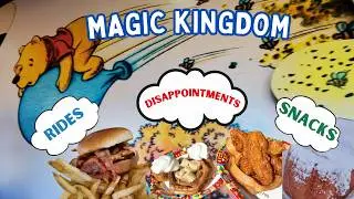 Magic Kingdom's Big Thunder, Rides, and Disney Snack Reviews.