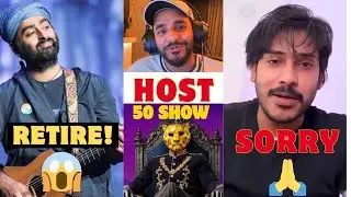 Arijit singh retirement😱, purav jha all is hell controversy, fukra insaan the 50 show, Ns newz 