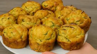 Я могу есть кабачки каждый день, немного усилий и вкусные кексы с кабачками!