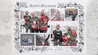 С наступающими праздниками от Exeter TV!