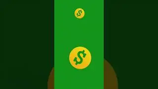 Spinning of Dollar symbol #animation #motiongraphics #moneyeffect #moneyanimation #financevideo #