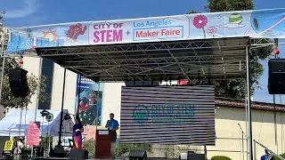 Walkthrough at City of STEM, biggest festival of science, technology, engineering & math Los Angeles