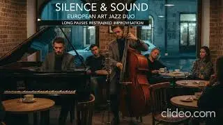Minimalist European Art Jazz Duo | Slow Piano & Upright Bass, Silence as Sound