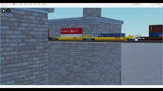 2nd video of this BNSF port stack train, but 8001 leading the building