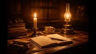 Dark Academia Study Ambience &mdash; Late Night Scholar&rsquo;s Desk | Quiet Focus | 3 Hours