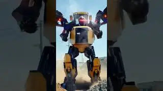 🤖 New transformers! Robotics bulldozer transformation. #robot #shorts #fyp #viral #bulldozer  #ai