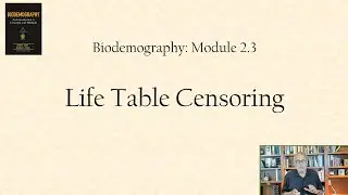Life table censoring