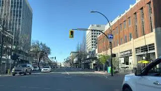 Driving Through Douglas Street (Victoria, British Columbia)