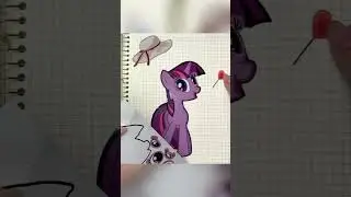Silly Face My Little Pony Sticker Note Book 6