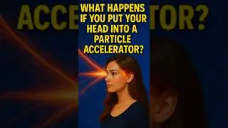 What Happens If You Put Your Head Into a Particle Accelerator?😳    #shorts #cern #challenge #science