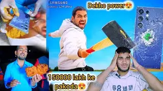 Extreme Durability Test Of Samsung S24 Ultra | Will It Survive? reaction video 😍 Ultra lover 🤩