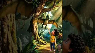 Cute Baby Gave His Mother A Beautiful Flying dinosaur #ai #cute #shorts #aivideo