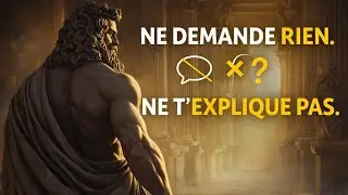 Ne cherche plus. Ne demande plus. Ne justifie plus rien. Le silence fait le travail | STOÏCISME