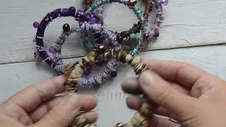 Boho style bangle bracelets.( SOLD)