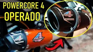 Abri o Powercore 4 e fiz aquele trampo. Ouça o ronco!