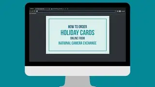 Ordering Holiday Cards via Desktop