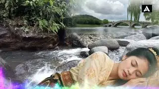 MUSIK RELAKSASI HIPNOTRAPI STERS[Alunan Piano & Suara ALAM Lembut Menenangkan utk Tidur & BELAJAR]