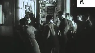 1920s, 1930s Cinema, People Queue to Buy Tickets, United States Archive Footage