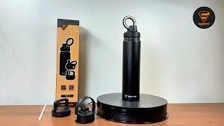 Jedna butelka do wszystkiego | Butelka termiczna Supero 700 ml (3 korki)
