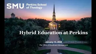 Discover the Hybrid Master&rsquo;s Degree programs at SMU Perkins School of Theology