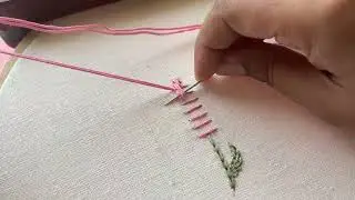 New hand embroidery flower design | Embroidery for Beginners Tutorial | Embroidery bordado a mano