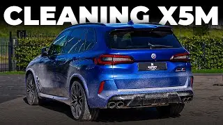 Cleaning a DIRTY X5M Competition - ASMR