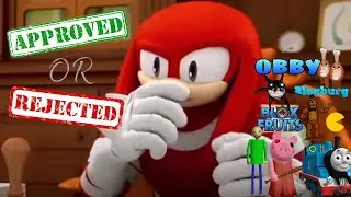 Will Knuckles approve or disapprove popular Roblox games?