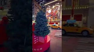 Cartier Holiday Windows 2024  on Fifth Avenue in Manhattan, New York City