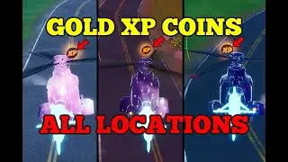 ALL 10 GOLD XP COIN LOCATIONS CHAPTER 2 SEASON 3 (GOLD IS THE GREATEST PUNCH CARD) HOW TO COLLECT