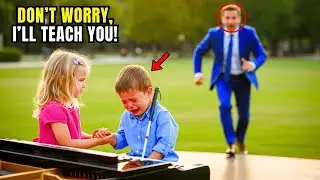 They make the billionaire&rsquo;s blind son play piano to humiliate him, until a homeless girl helps