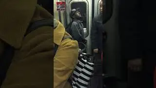 man starts praying and another #man #has #exorcism #on #nyc #subway #train  New Yorkers are unfazed