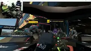 Red Bull F1 at Silverstone F125. Drive through penalty!