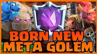 BEST GOLM META DECK _ GOLEM VS HARD COUNTER DECK _ BEST DECK FOR PATH OF LEGEND _ GOLEM CR