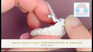 Make a Single Crochet using the Yarn Under Technique for Amigurumi