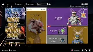 WELCOME BACK DAILY! HALO INFINITE ITEM SHOP! ESTATE GOLD IS BACK! FREE ITEM! [ 11-10-22 ]