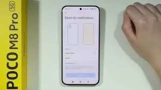 POCO M8 Pro 5G: How to Enable Flashlight for Notifications (Beam for Notifications)