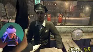 I continue Mafia II in VR  with Steeringwheel Luke Ross VR mod played on Quest 2