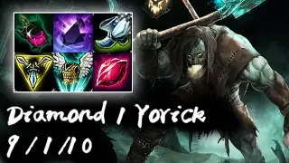 Diamond 1 Yorick Top vs Illaoi | 60% Win Rate | Korea High Elo Replays