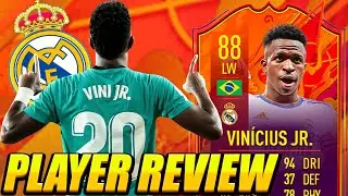 THE BEST! 🥰 88 HEADLINERS VINICIUS PLAYER REVIEW! HEADLINERS VINICIUS REVIEW! BEST PLAYER IN FIFA 22