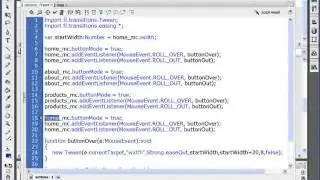 Course learn to build a website by Flash CS3 , Lesson 15