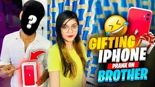 Prank On My BROTHER Gifting I Phone || Garena Free Fire || Bindass Laila