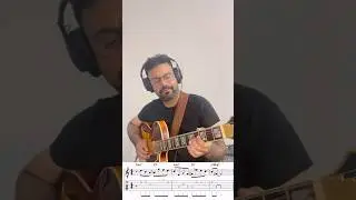 Jazz Lick &ndash; Tab + Notation  #guitar #jazz #guitarlesson  #guitartabs  #jazzlines #chicago