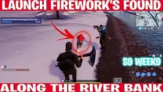 LAUNCH FIREWORKs FOUND NEAR THE RIVER BANK | SUMMERTIME CHALLENGE | FORTNITE SEASON 9