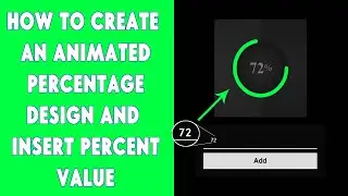 How To Create A Percentage Design Where You Can Input Value [HTML5 CSS3]