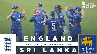 Bowlers Excel Before Rain | Highlights - England v Sri Lanka | 2nd Women&rsquo;s Metro Bank ODI 2023
