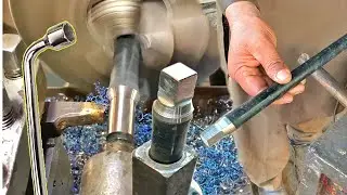 Created an L-Square Socket Drive Handle with your own tools. You can make it very easily