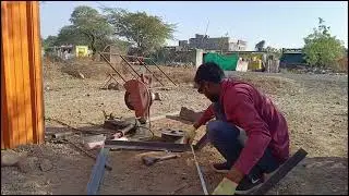 water pulley system febrication work by shivshakti engineering work Beedsangvi... Jadhav dh